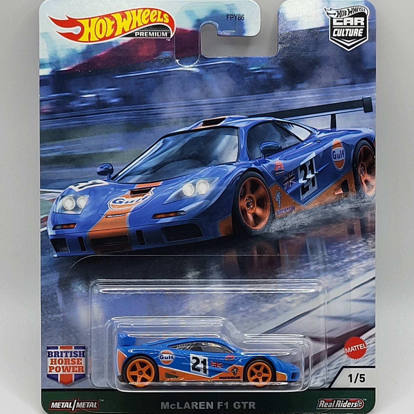 HotWheels Premium | Car Culture | British Horse Power | McLAREN F1 GTR
