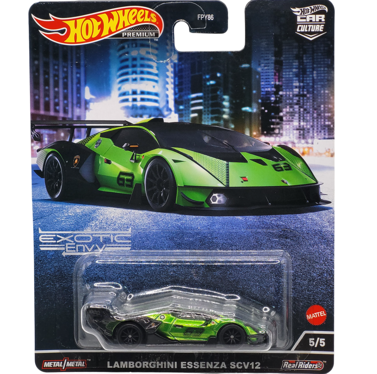 HotWheels Premium | Exotic Envy | Lamborghini Essenza SCV12