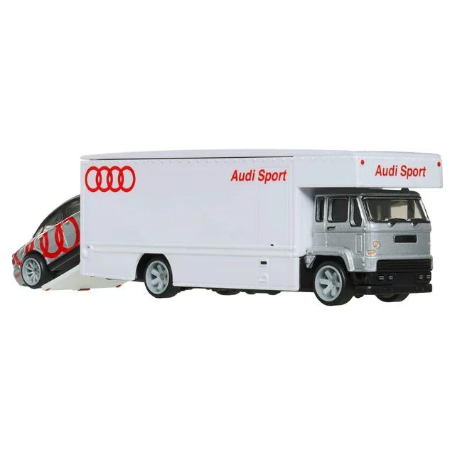 Hot Wheels Audi S4 Quattro & Fleet Flyer – Team Transport #77 JBM30 FLF56