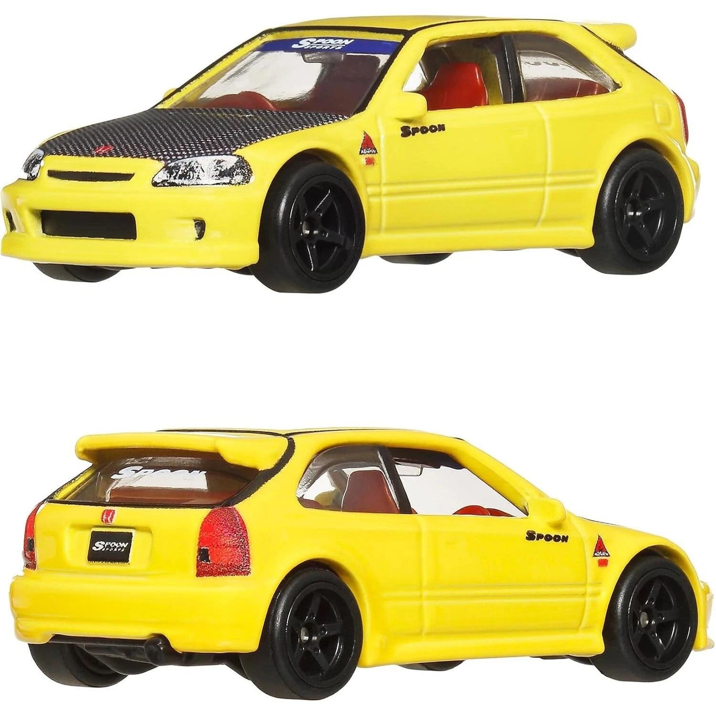 Hot Wheels Premium Car Culture 2-Pack – 1999 Honda Civic Type R (EK9) & Civic Type R JBL00 HBL96