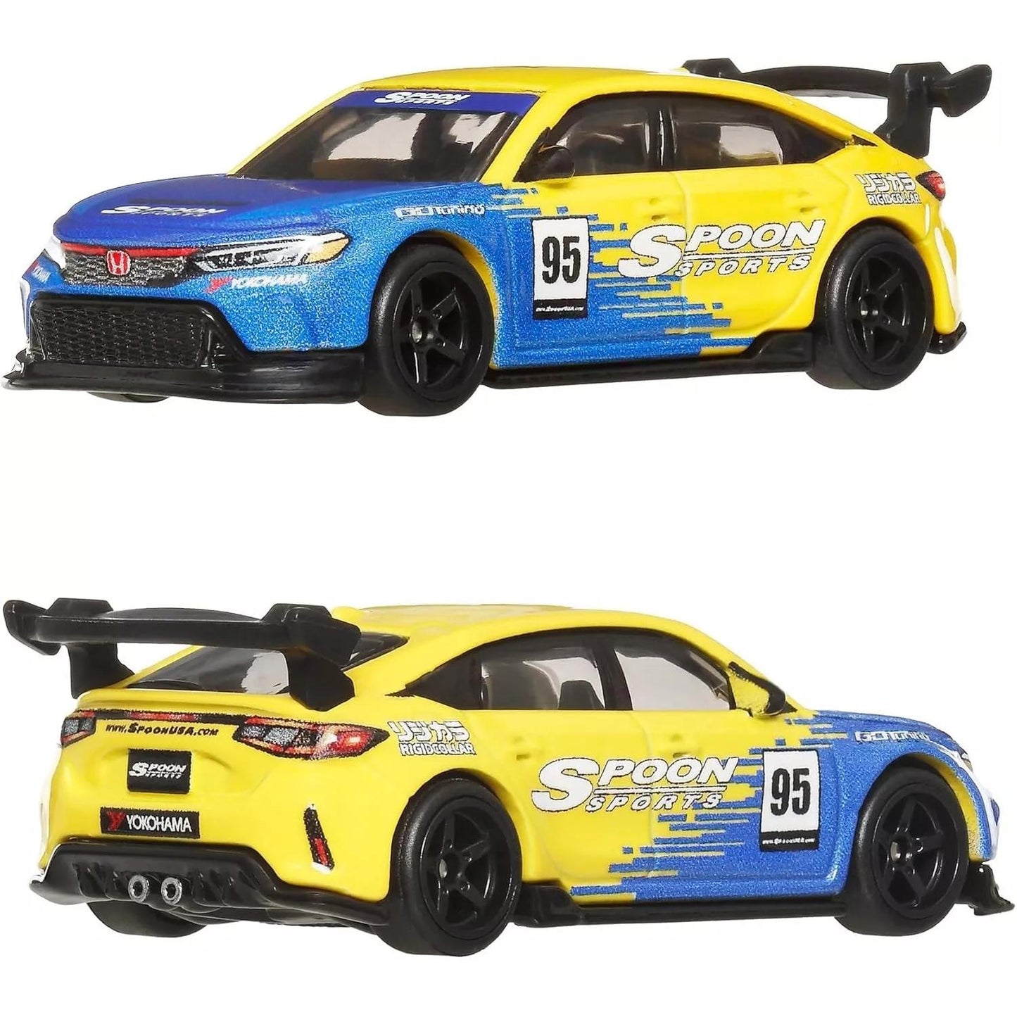 Hot Wheels Premium Car Culture 2-Pack – 1999 Honda Civic Type R (EK9) & Civic Type R JBL00 HBL96