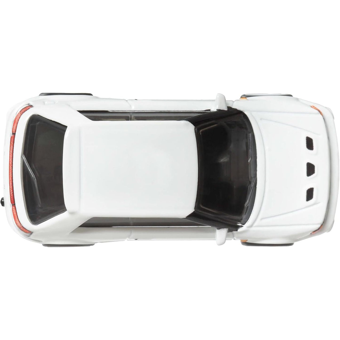 Hot Wheels Boulevard Premium 1:64 Mazda 323 GTR in white with Real Riders tires and ICY HOT license plate.