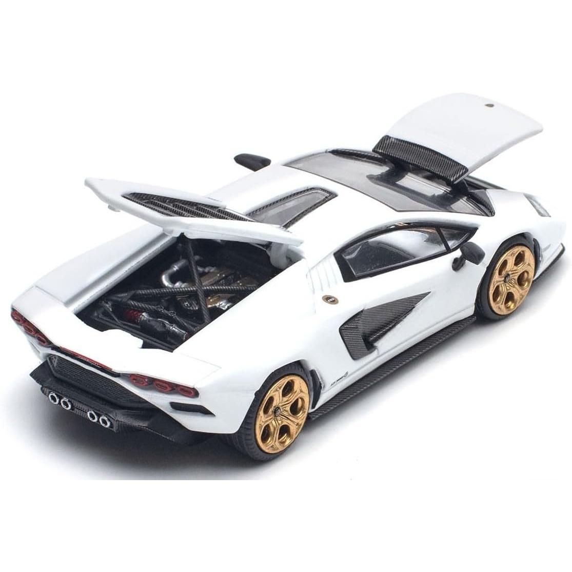 Pop Race 1:64 Lamborghini Countach LPI 800-4 White PR64-117