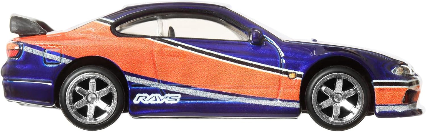 Hot Wheels 1:64 Nissan Silvia (S15) – Fast & Furious Tokyo Drift Mona Lisa HYP73 HNW46 Die-Cast Model