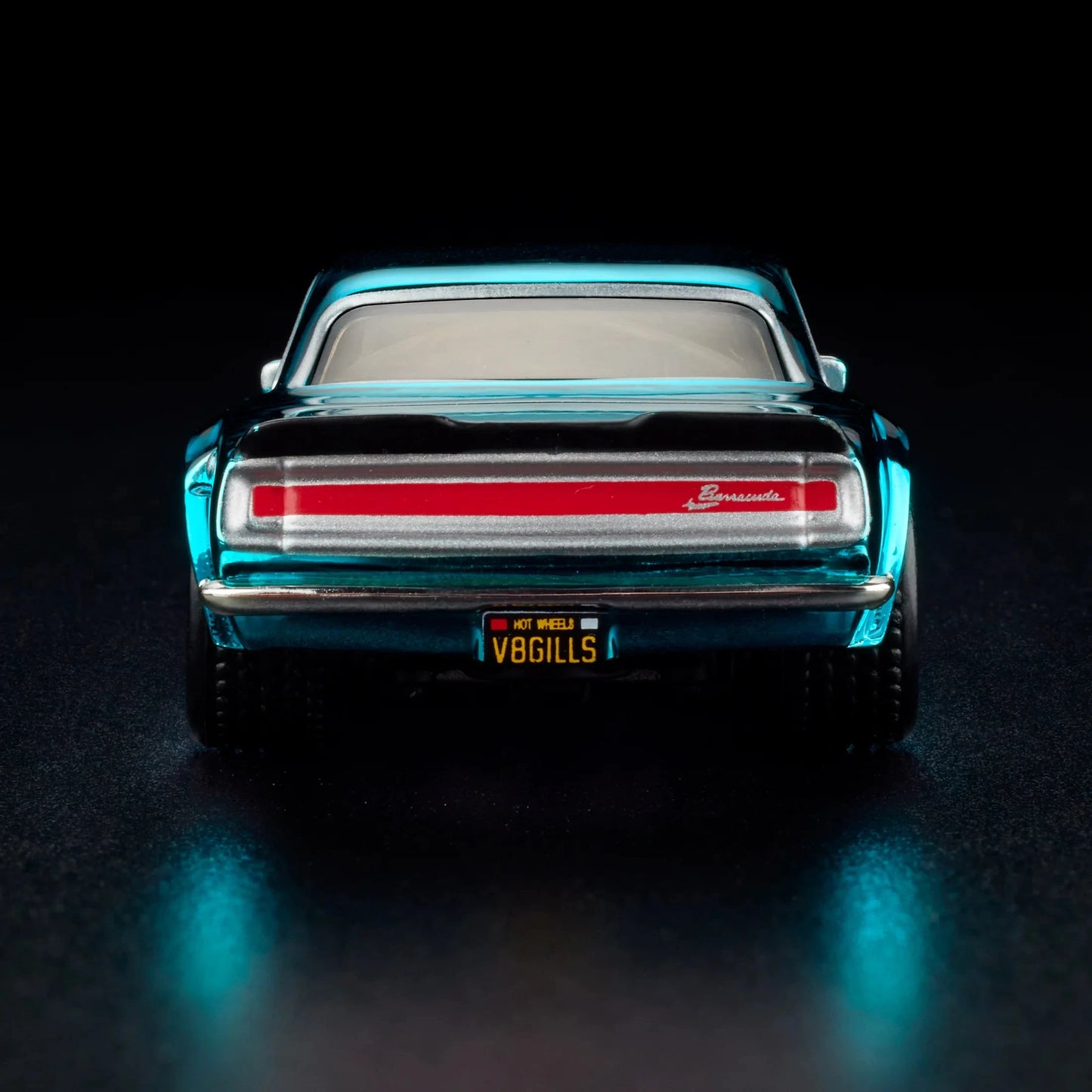 Hot Wheels 1:64 RLC Exclusive 1968 Custom Plymouth Barracuda β Spectraflame Teal HWF13 Die-Cast Model