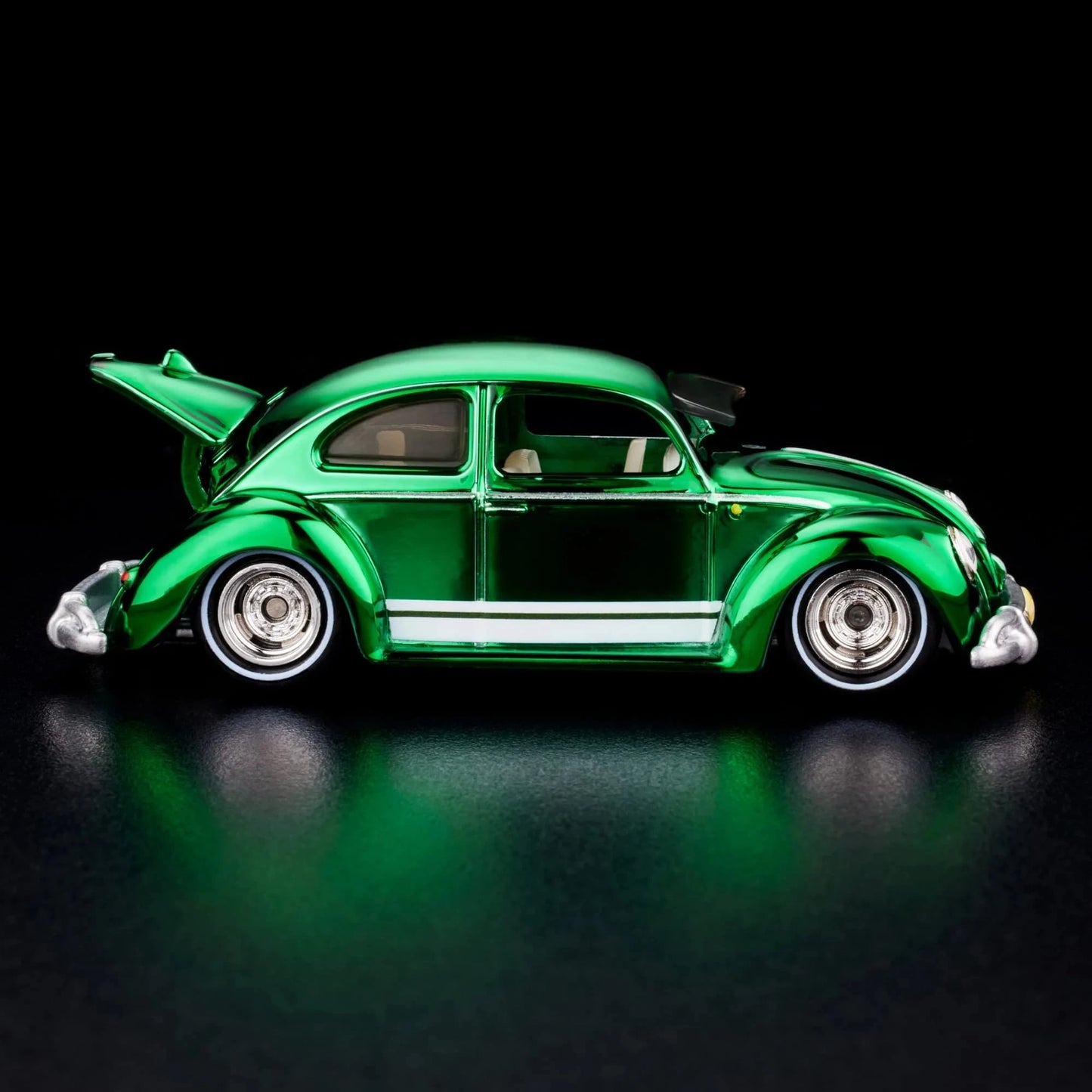 Hot Wheels 1:64 RLC Exclusive Membership Kawa-Bug-A β Spectraflame Dark Green HWF03 Die-Cast Model
