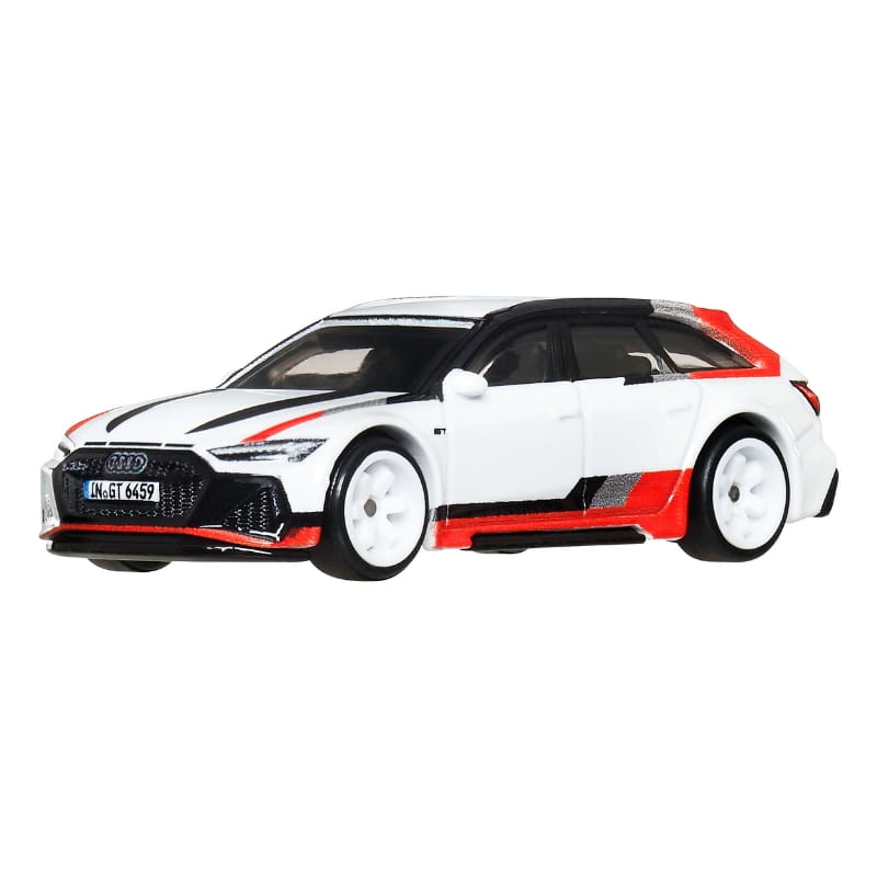 Hot Wheels Car Culture Fast Wagons series die-cast model of the Audi RS 6 Avant in 1:64 scale.