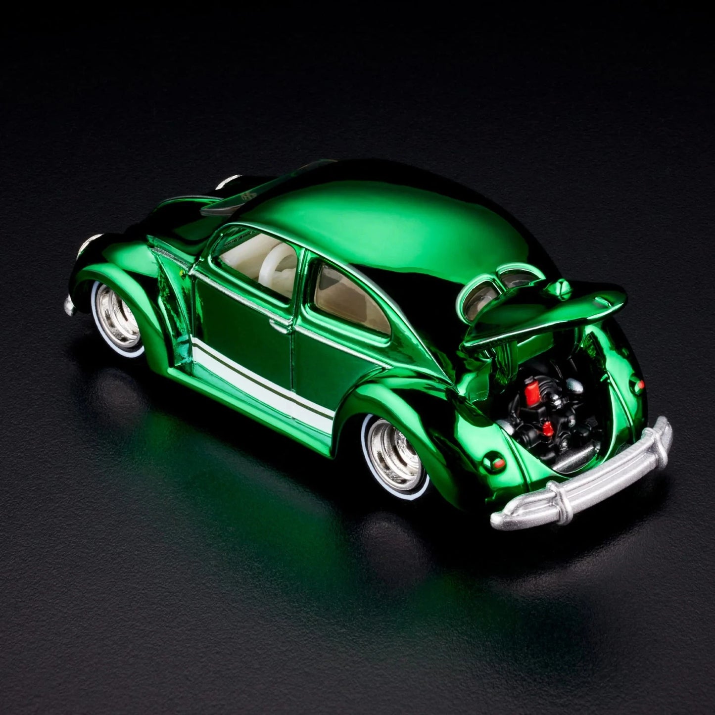 Hot Wheels 1:64 RLC Exclusive Membership Kawa-Bug-A β Spectraflame Dark Green HWF03 Die-Cast Model