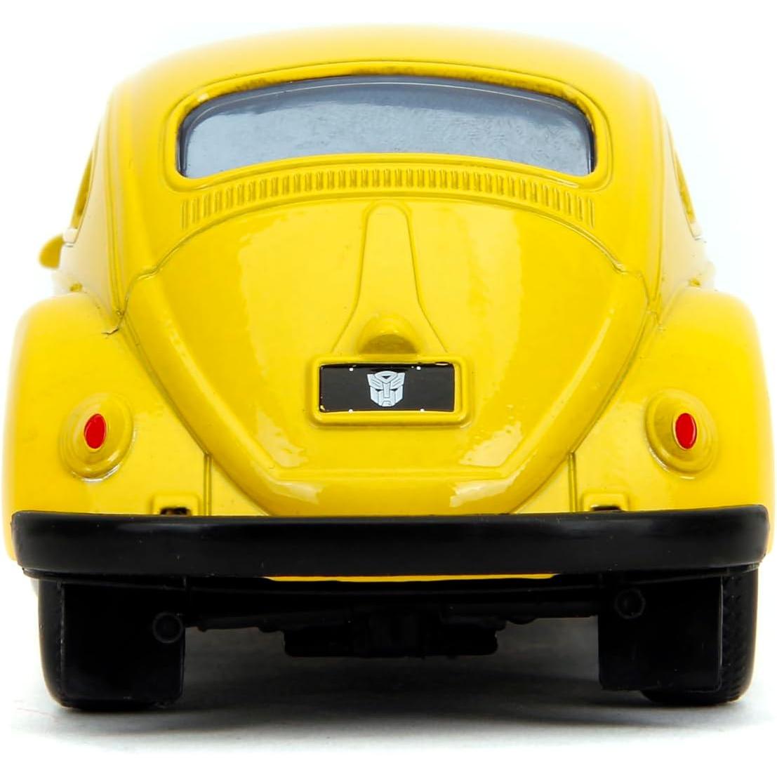 Bburago Transformers 1:32 scale die-cast model of G1 Bumblebee as a yellow Volkswagen Beetle, item 35595.