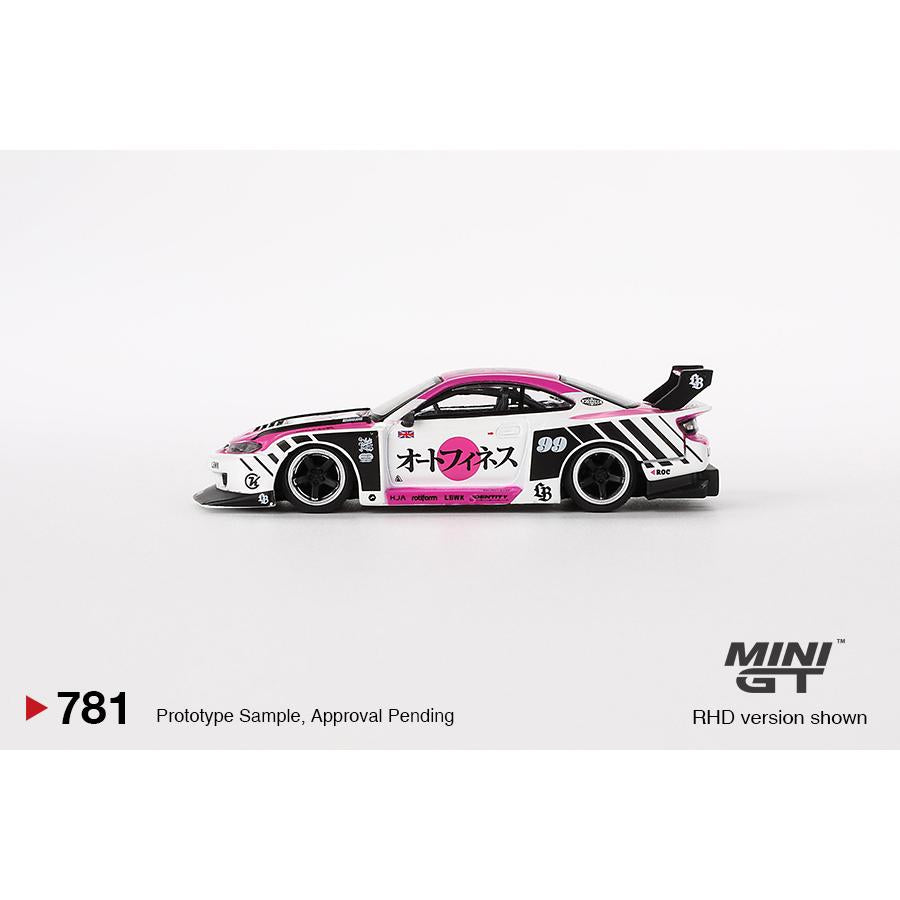 MiniGT 1:64 Nissan Silvia S15 LB-Super Silhouette Auto Finesse SEMA 2023 – #781 MGT00781