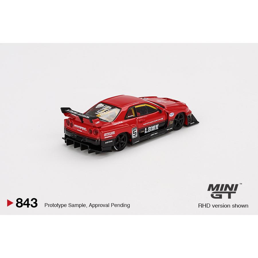 MiniGT 1:64 Nissan Skyline GT-R (R34) Super Silhouette 2024 – #843 MGT00843