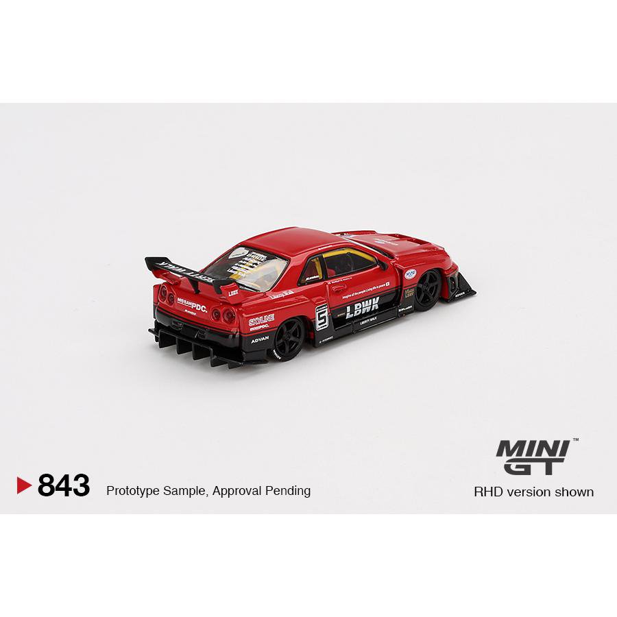 MiniGT 1:64 Nissan Skyline GT-R (R34) Super Silhouette – #843 MGT00843