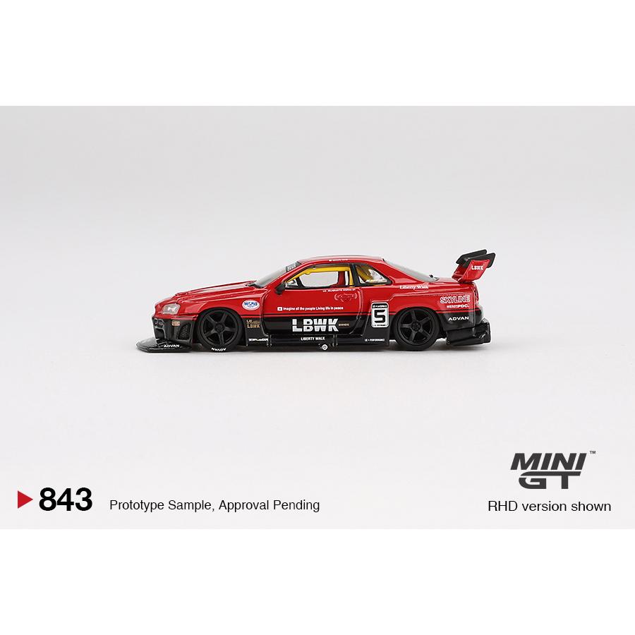 MiniGT 1:64 Nissan Skyline GT-R (R34) Super Silhouette 2024 – #843 MGT00843