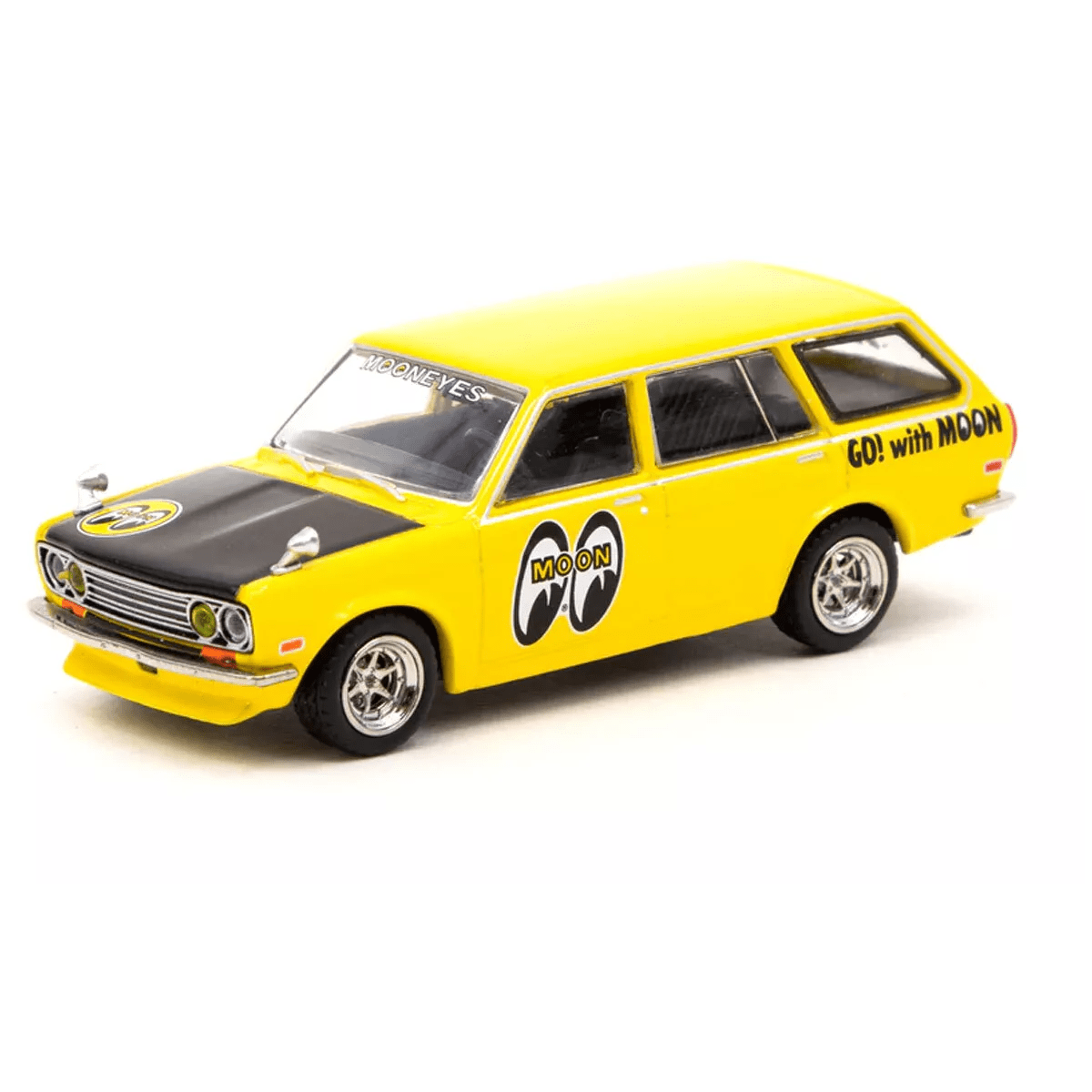 Tarmac Works Datsun Bluebird 510 Wagon MOONEYES – MIJO Special Edition Global64 1/64 Die-Cast Model