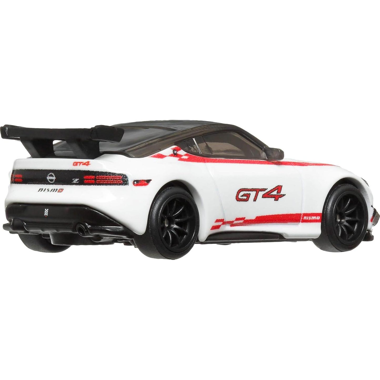 Hot Wheels 1:64 scale Car Culture Race Day die-cast model of the 2023 Nissan Z GT4 with authentic GT4 race livery.