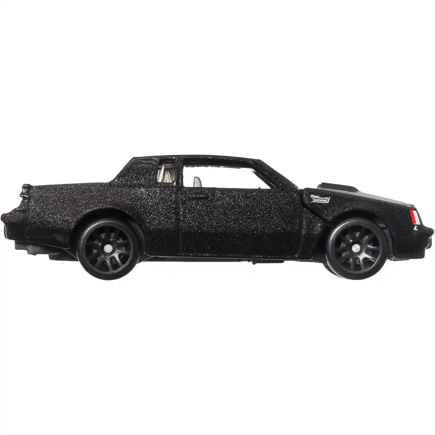 Hot Wheels 1:64 Buick Grand National in black from the Fast & Furious HW Decades of Fast series.