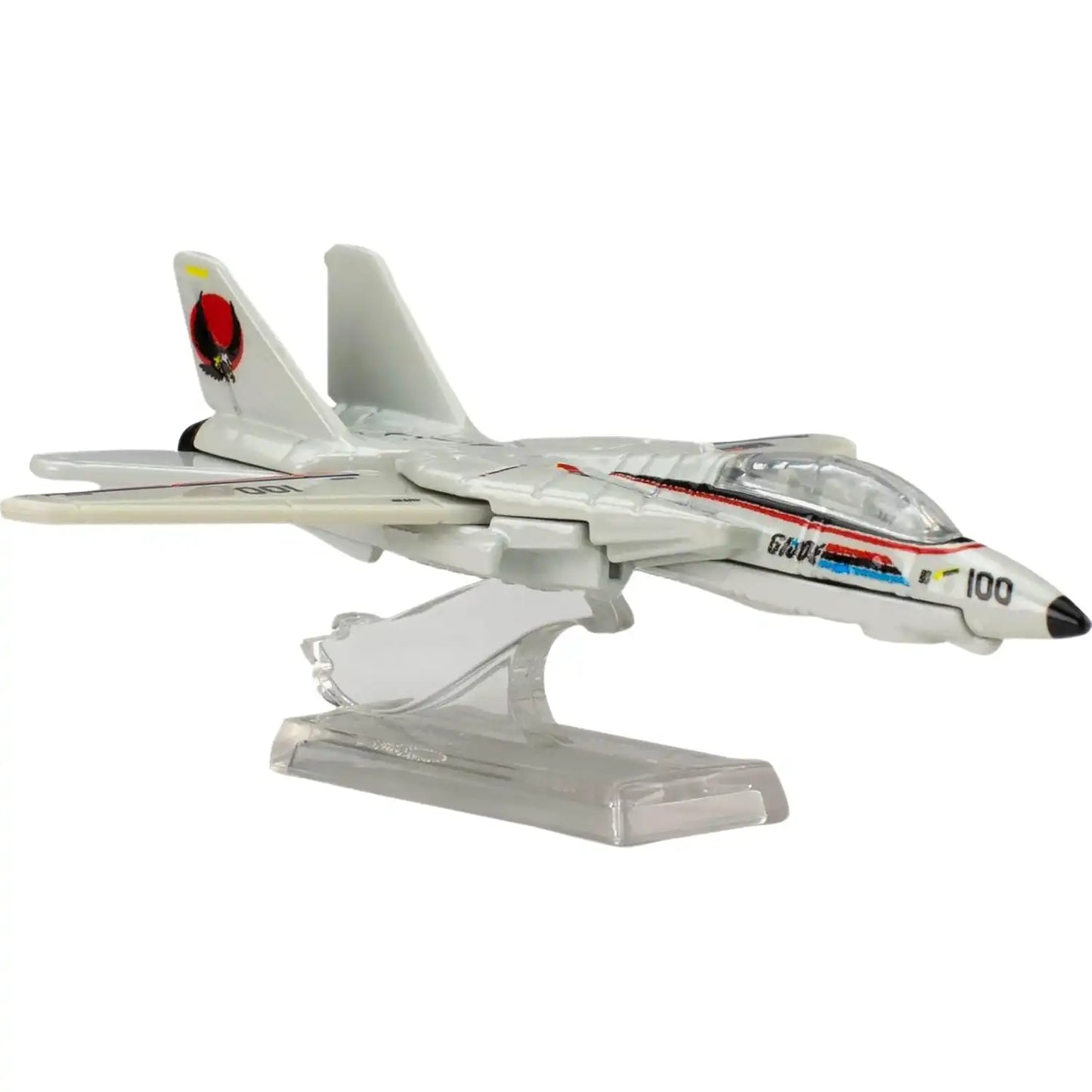 Hot Wheels Premium Pop Culture G.I. Joe Combat Jet Skystriker Grumman F-14 Tomcat die-cast model in packaging.