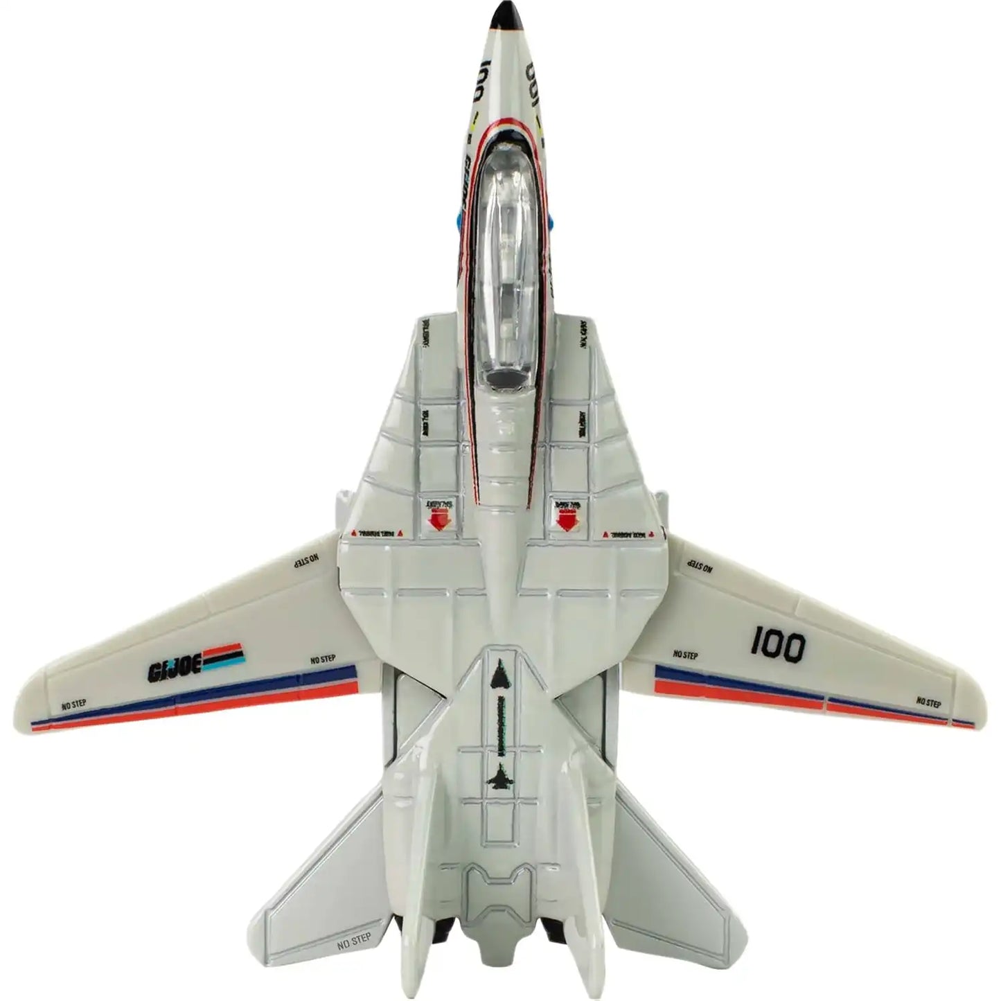 Hot Wheels Premium Pop Culture G.I. Joe Combat Jet Skystriker Grumman F-14 Tomcat die-cast model in packaging.