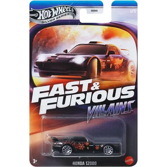 Hot Wheels 1:64 scale Fast & Furious Villains die-cast model of the Honda S2000 driven by Johnny Tran.
