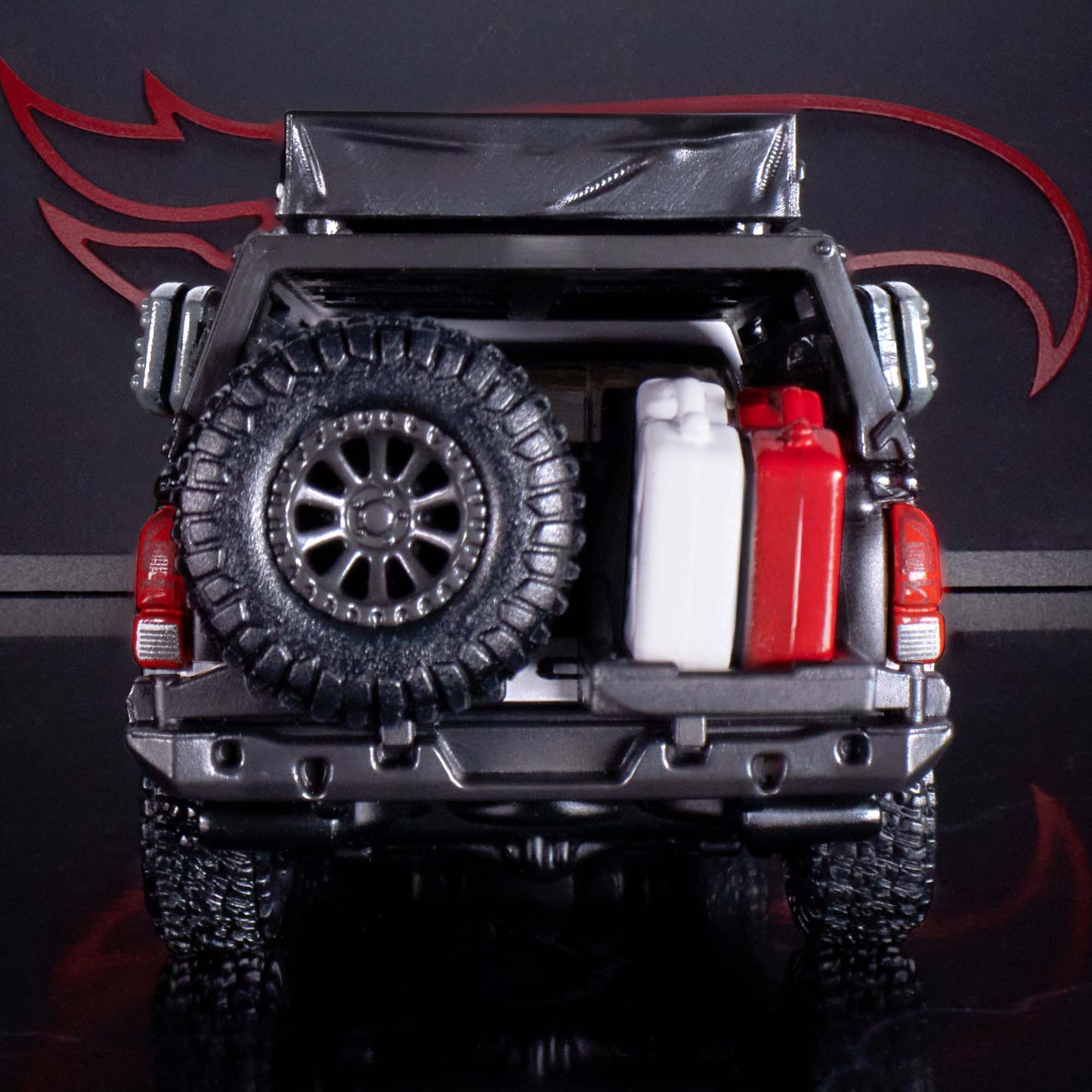 Hot Wheels Elite 64 Mod Shop die-cast 2017 Toyota Tacoma in solid gloss white with off-road accessories, model HNJ64.
