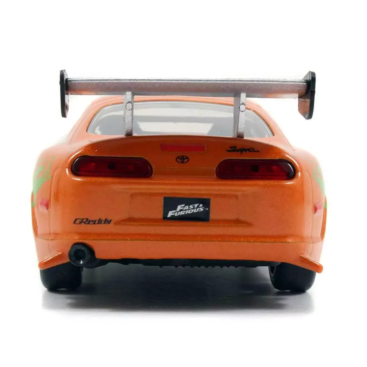 Jada 1:32 Fast & Furious Brian’s Orange Toyota Supra Mk4 die-cast model car from the original movie.