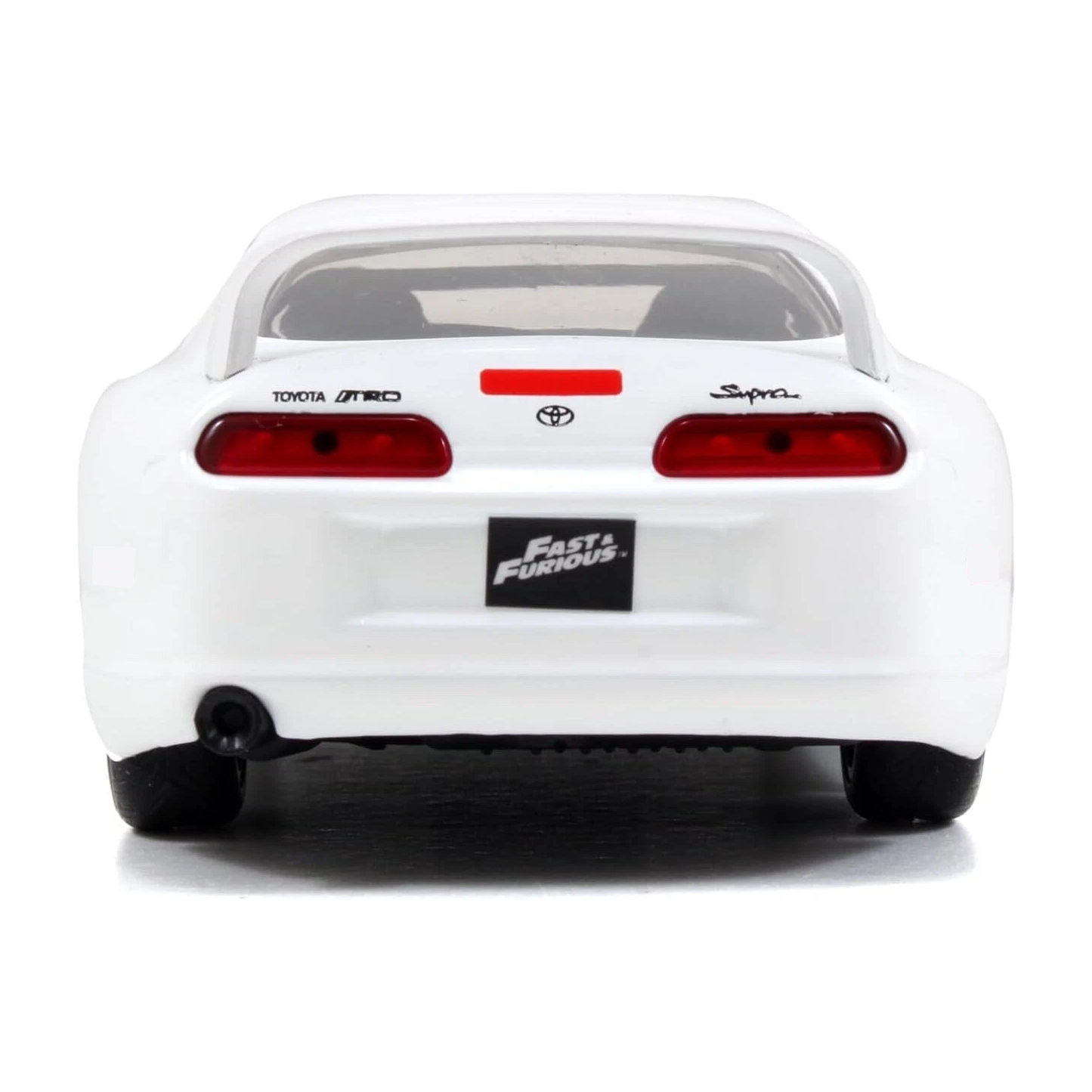 Jada Toys 1:32 die-cast model of Brian’s white 1995 Toyota Supra from Fast & Furious 7 with detailed finish.