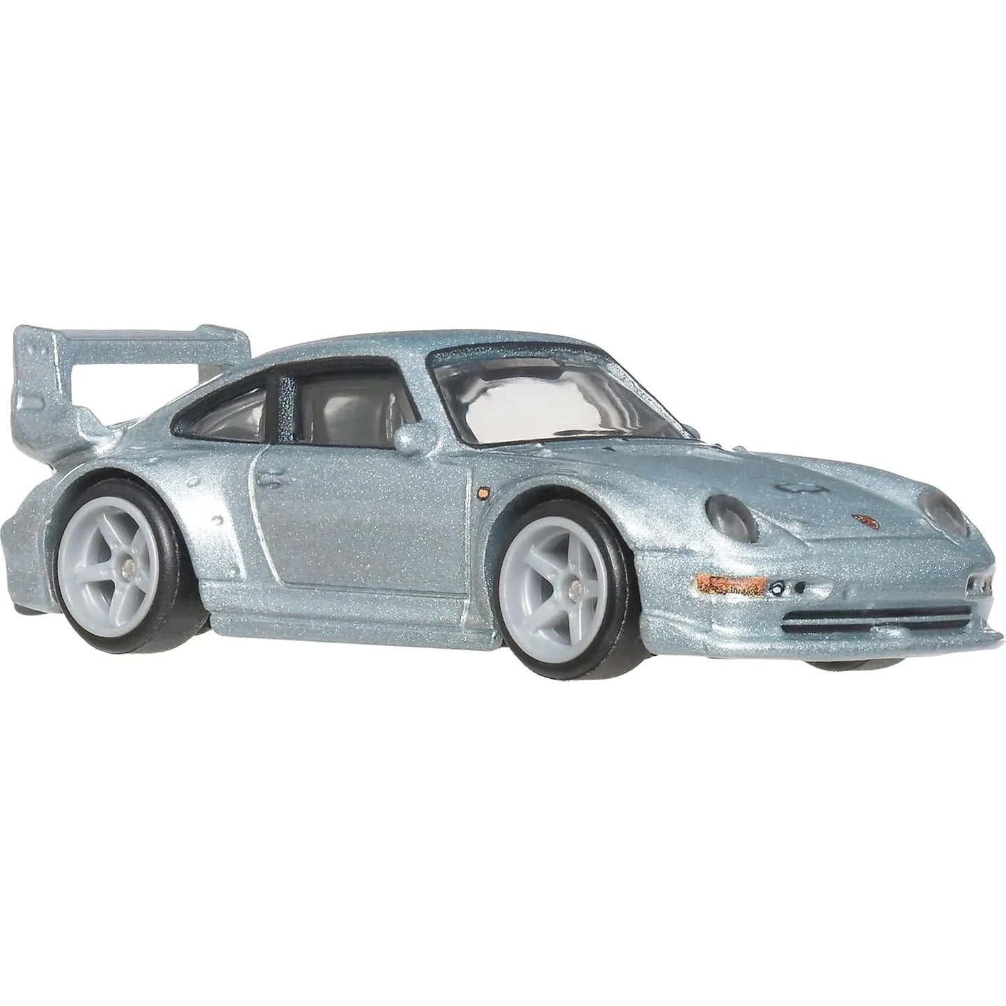 Hot Wheels Premium 1:64 Porsche 993 GT2 Modern Classics Car Culture die-cast model with Real Riders wheels and premium detailing.