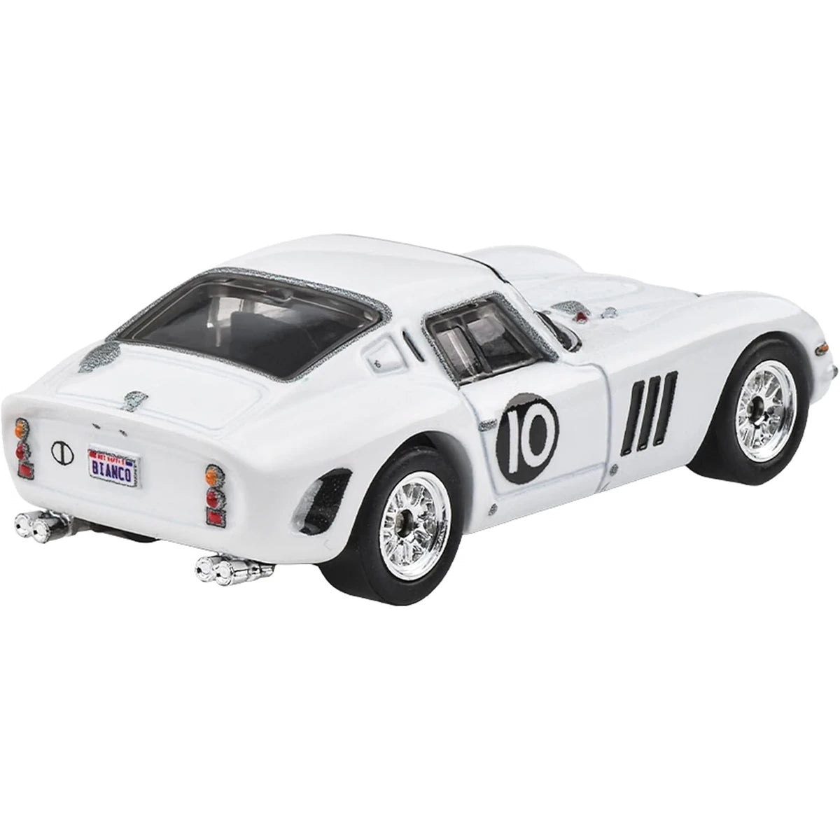 Hot Wheels 1:64 Ferrari 250 GTO white #10 Premium Car Culture Vintage Racing 4/5 FPY86 JKF25