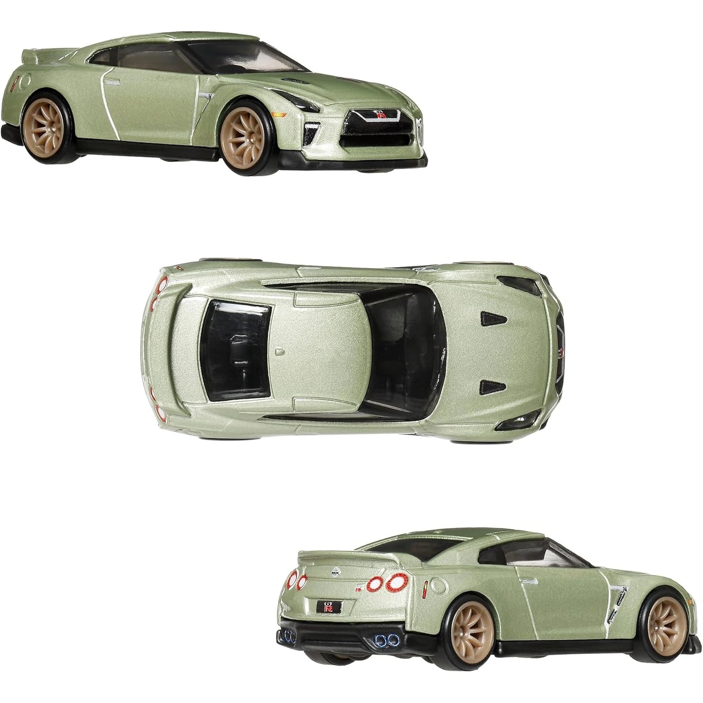 Hot Wheels Premium 2-Pack with Nissan GT-R NISMO GT3 and Nissan GT-R (R35) die-cast models from the Car Culture series.