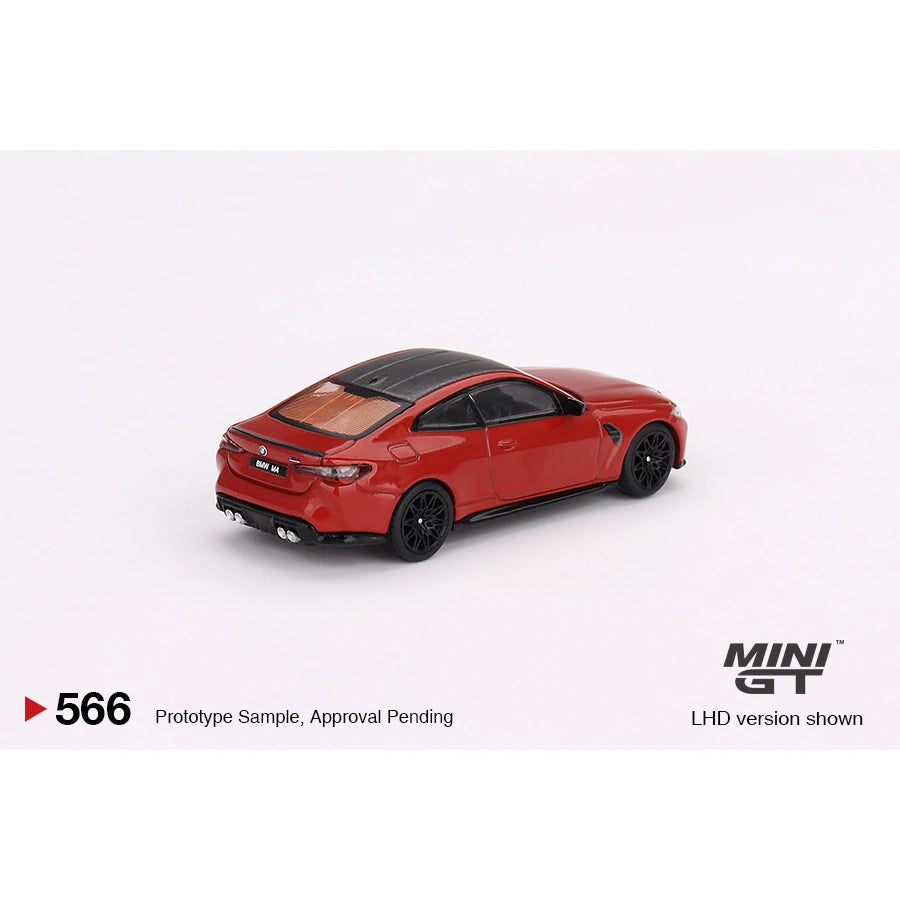 MiniGT 1:64 BMW M4 Competition – Toronto Red Metallic #566 MGT00566