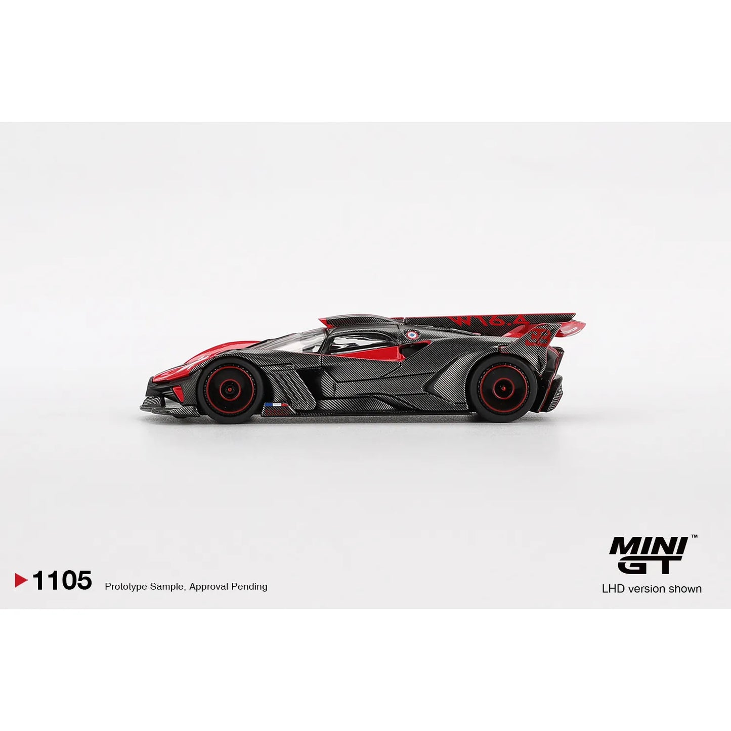Mini GT 1:64 Bugatti Bolide Red MGT01105-L