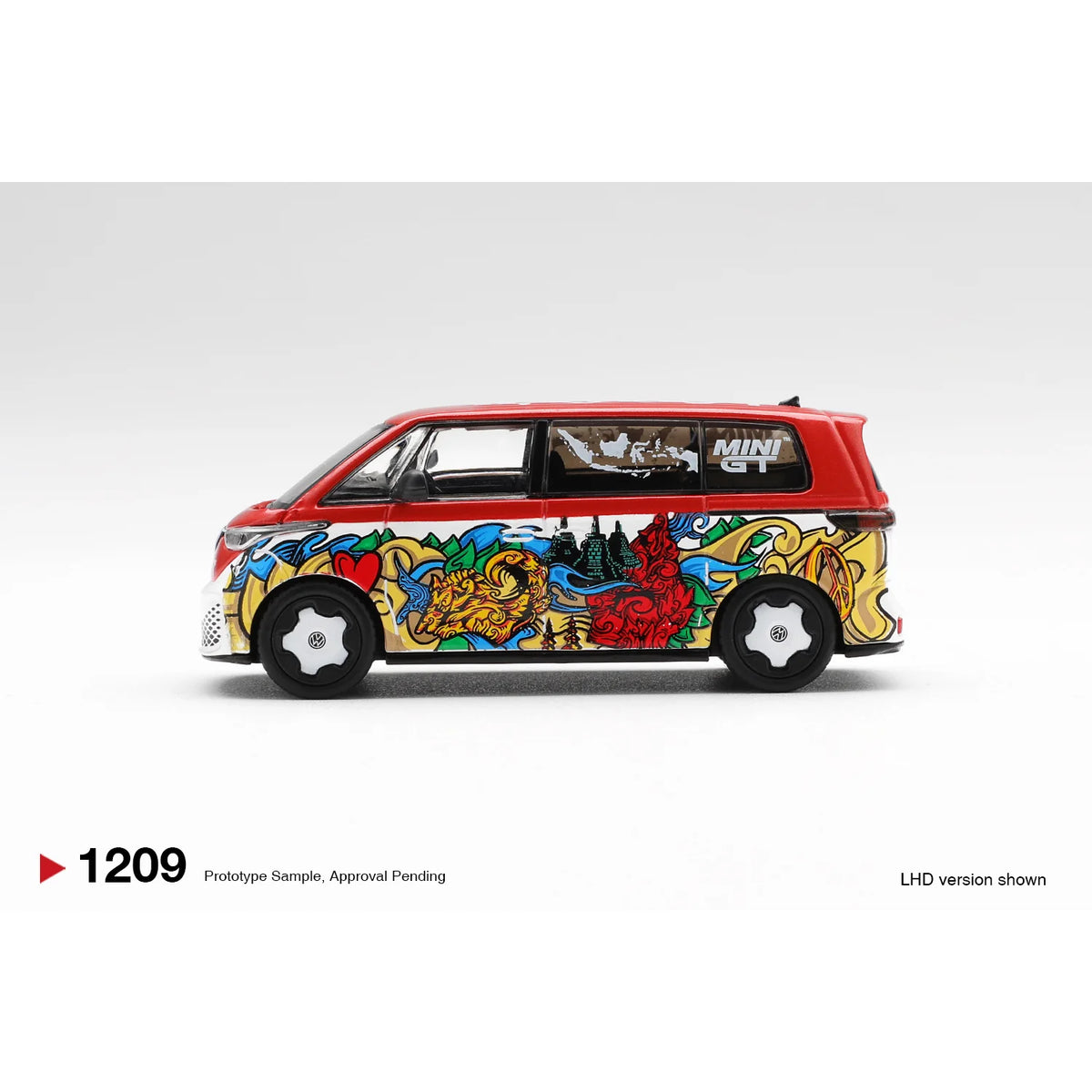 Mini GT 1:64 Volkswagen ID. Buzz Mizu Design MGT01209 die-cast model.