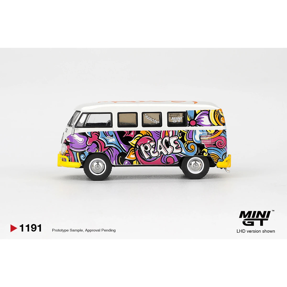 Mini GT 1:64 Volkswagen T1 Microbus Mizu Design MGT01191 die-cast collectible model