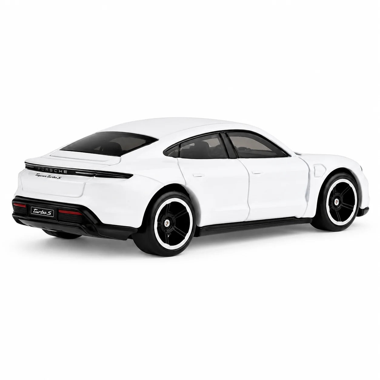 Hot Wheels Porsche Taycan Turbo S white 1:64 scale die-cast model from the HW EV Series 34/250 3/10.