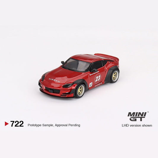 MINI GT 1:64 scale die-cast model of Nissan Z400 Pandem LHD 2023 with widebody design