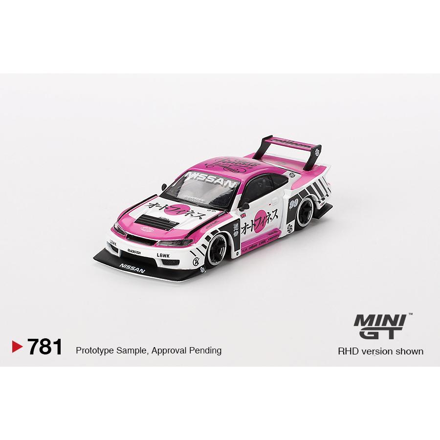 MiniGT 1:64 Nissan Silvia S15 LB-Super Silhouette Auto Finesse SEMA 2023 die-cast model – #781 MGT00781