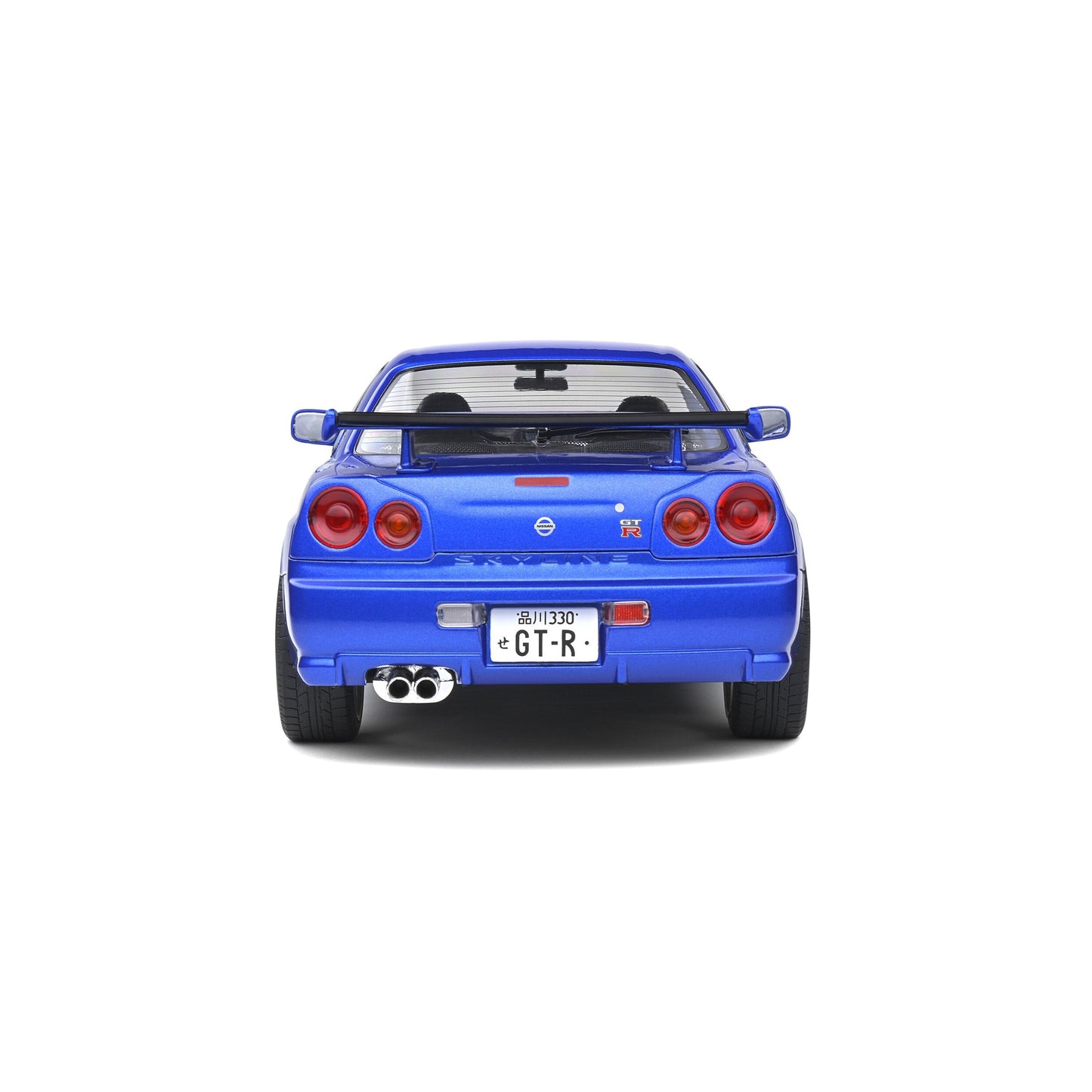 Solido Nissan Skyline GT-R (R34) β Bayside Blue 1999 1:18 Die-Cast Model S1804306