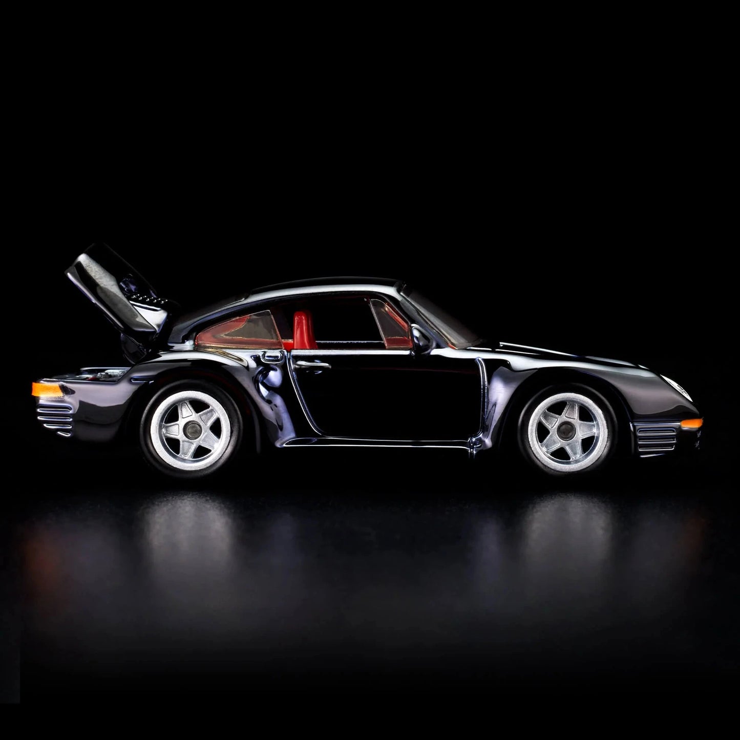 Hot Wheels 1:64 RLC Exclusive 1986 Porsche 959 β Spectraflame Black HNL18 Die-Cast Model
