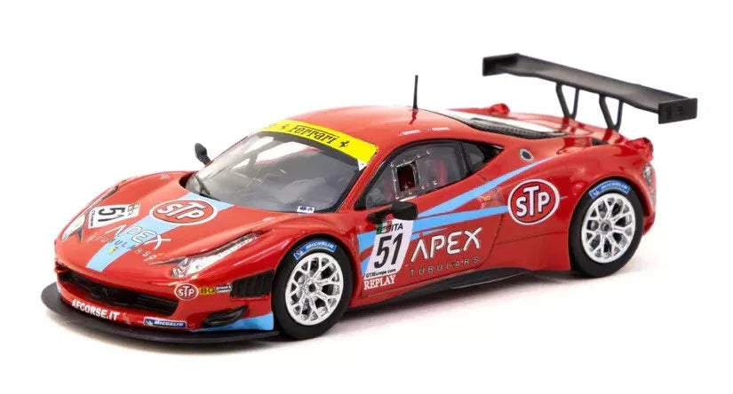 Tarmac Works Ferrari 458 Italia GT3 #51 FIA GT3 European Championship 2011 1/64 die-cast model