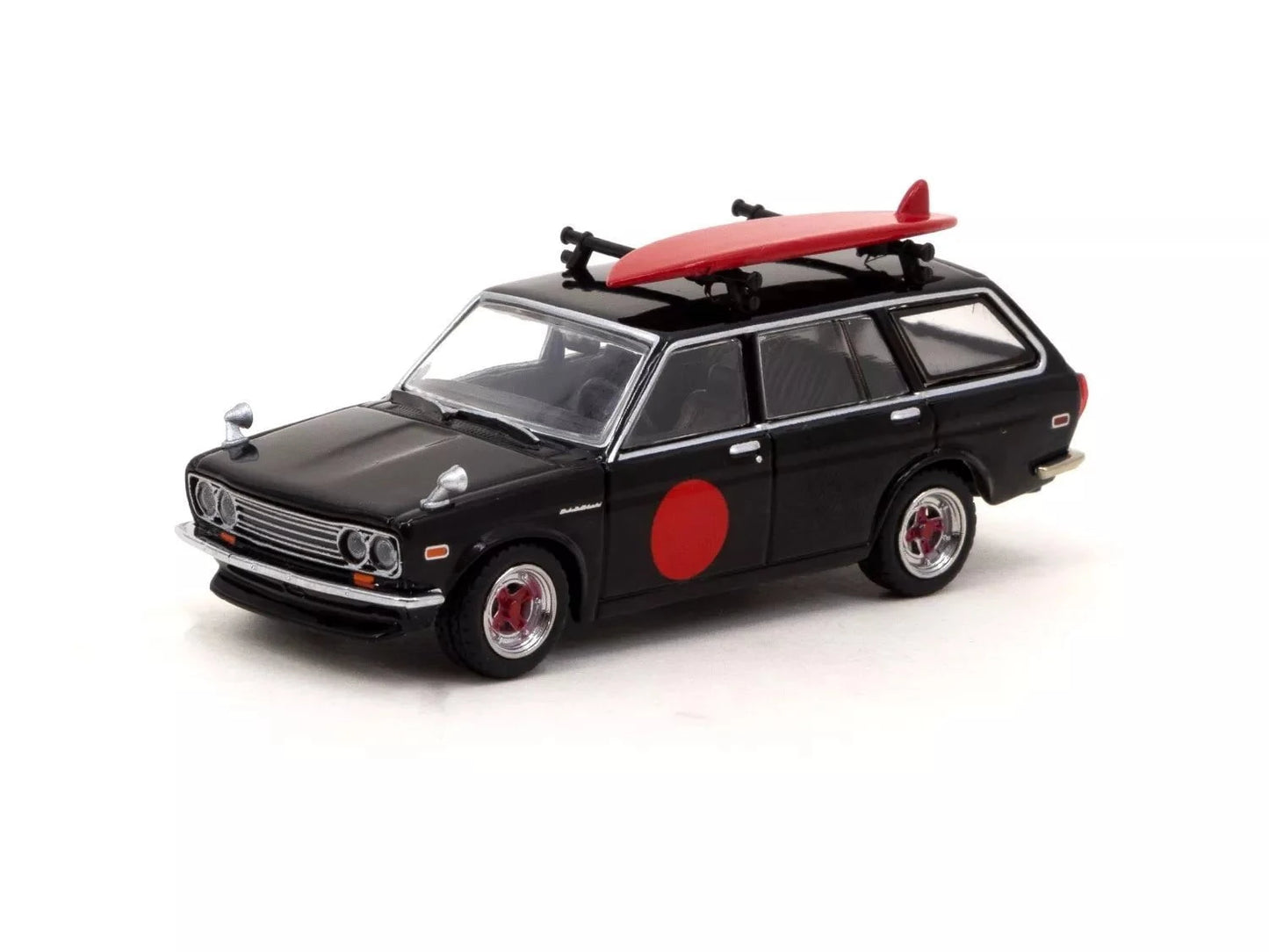 Tarmac Works Datsun Bluebird 510 Wagon β 1/64 Black MiJo Exclusive Die-Cast Model