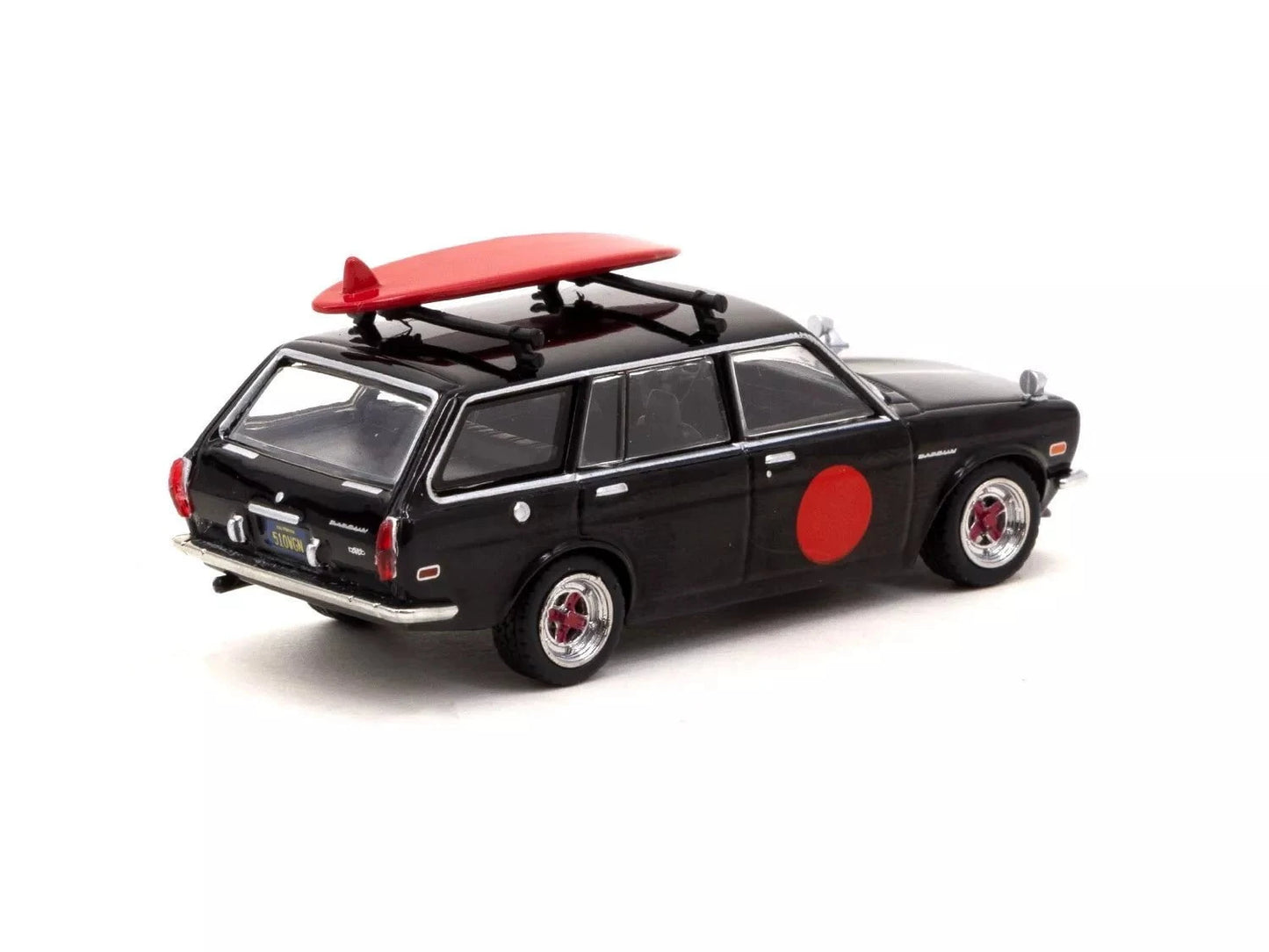 Tarmac Works Datsun Bluebird 510 Wagon β 1/64 Black MiJo Exclusive Die-Cast Model