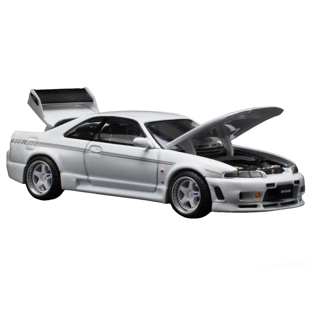 Pop Race 1:64 Nissan GTR R33 Nismo 400R White PR64-52