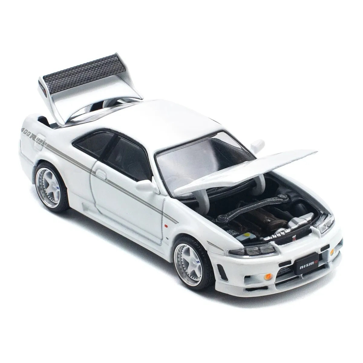 Pop Race 1:64 Nissan GTR R33 Nismo 400R White PR64-52