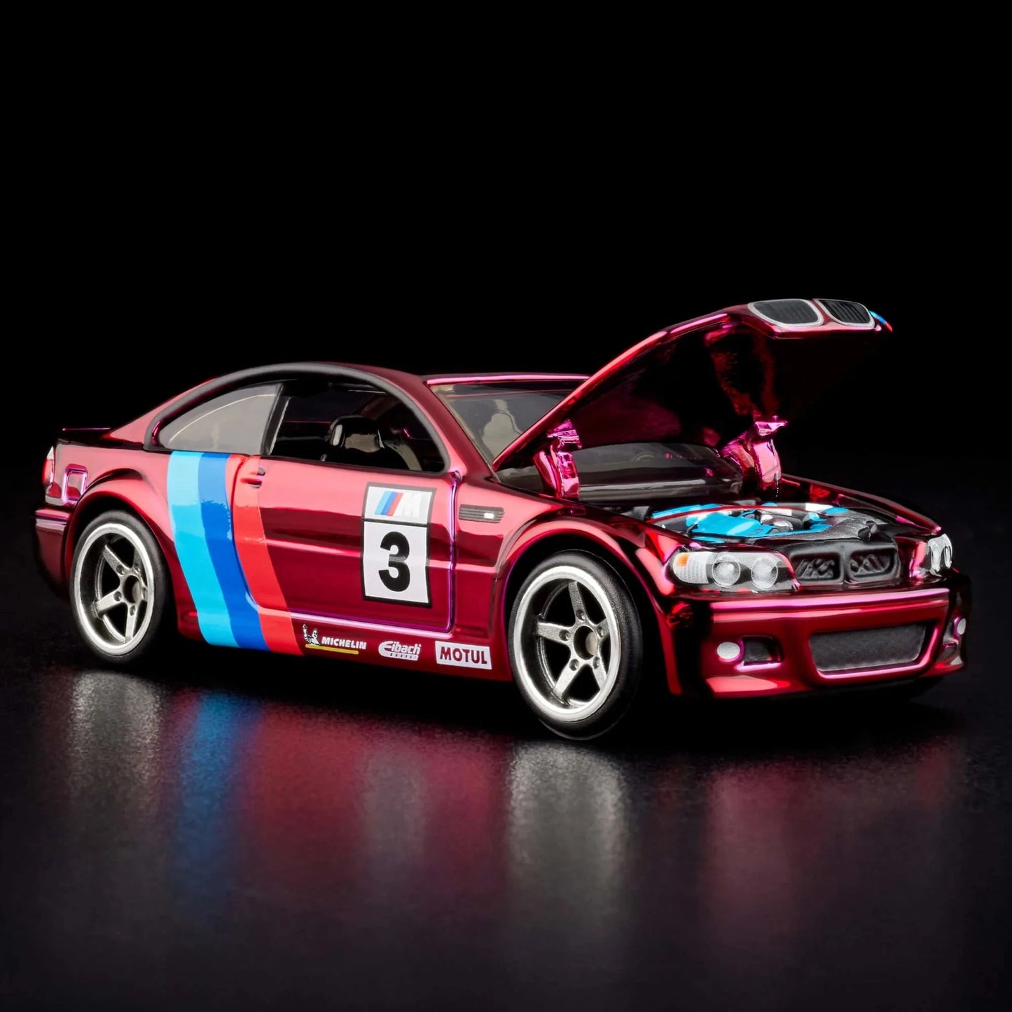 Hot Wheels 1:64 RLC Exclusive 2006 BMW M3 E46 – Spectraflame Red JCP11 Die-Cast Model
