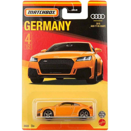Matchbox | Stars of Germany | Audi TT RS Coupe | 4/12 | GWL49 979C