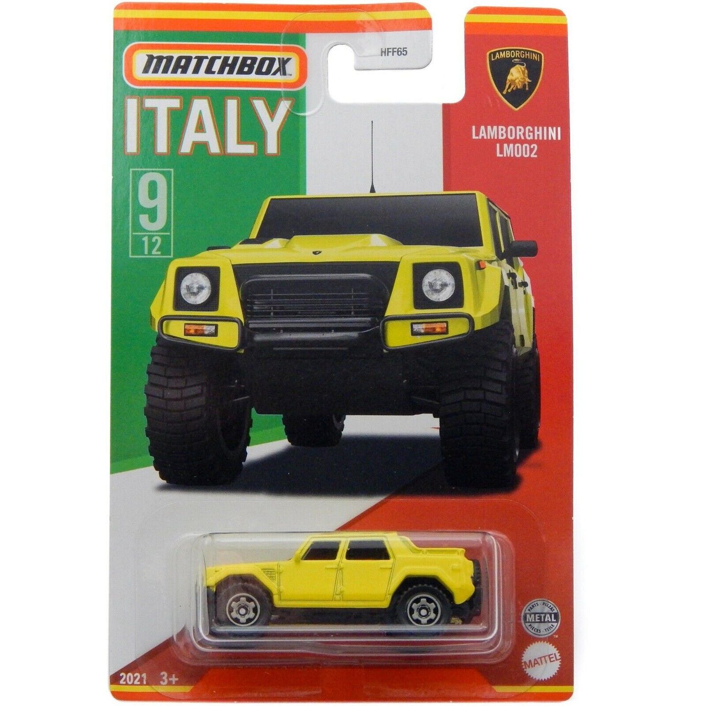 Matchbox Lamborghini LM002 Stars of Italy 9/12 HFF65 1/64 Die-Cast Model