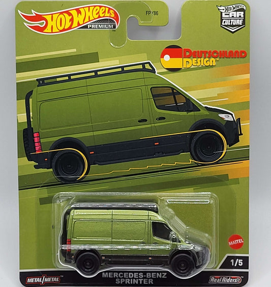 HotWheels Premium | Real Riders | Deutschland Design | MERCEDES-BENZ SPRINTER