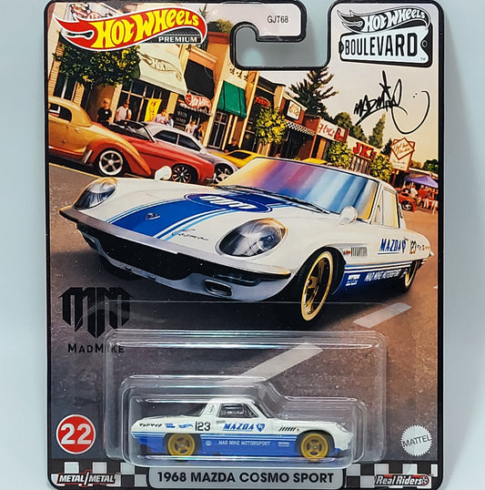 HotWheels Premium | Boulevard | 1968 MAZDA COSMO SPORT | MAD MIKE #22