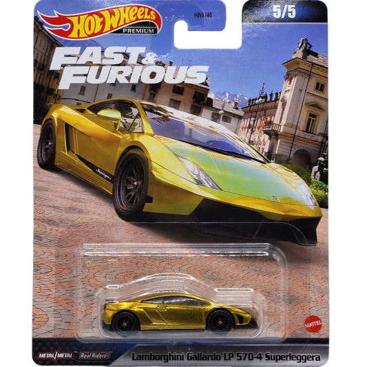 HotWheels Premium | Fast & Furious | Lamborghini Gallardo LP 570-4 Superleggera | Case HNW46 979D