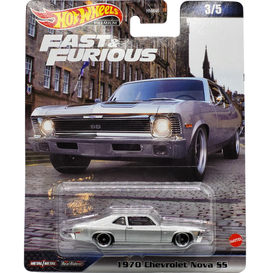 HotWheels Premium | Fast & Furious | 1970 Chevrolet Nova SS | Case HNW46 979D